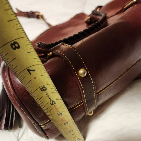 Dooney & Bourke Florentine Satchel - Chestnut - Picture 14 of 14